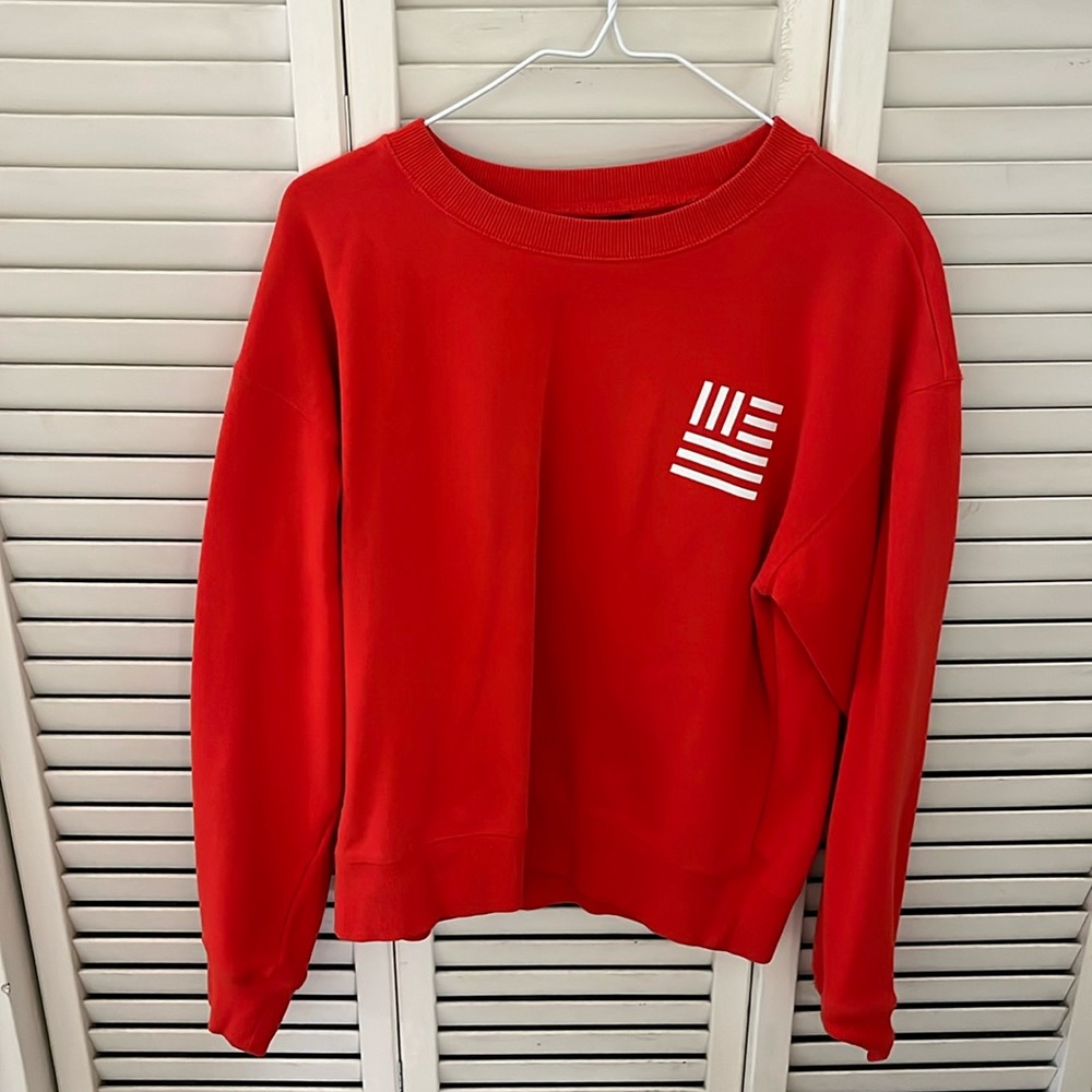 The North Face sweatshirt